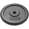 Weight Plates 4 pcs 2x10 kg+2x5 kg Cast Iron