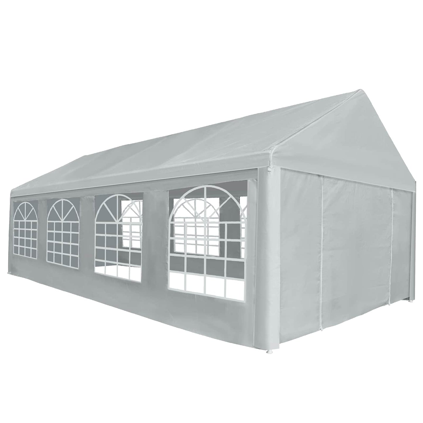 Tent Fabric without Frame Grey 26.25 x 13.12 ft PE