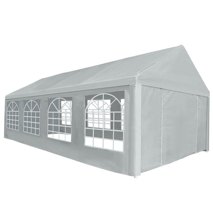 Tent Fabric without Frame Grey 26.25 x 13.12 ft PE
