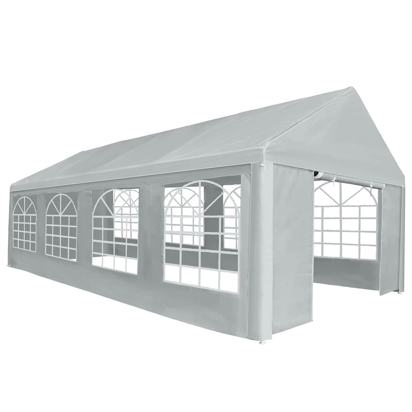 Tent Fabric without Frame Grey 26.25 x 13.12 ft PE