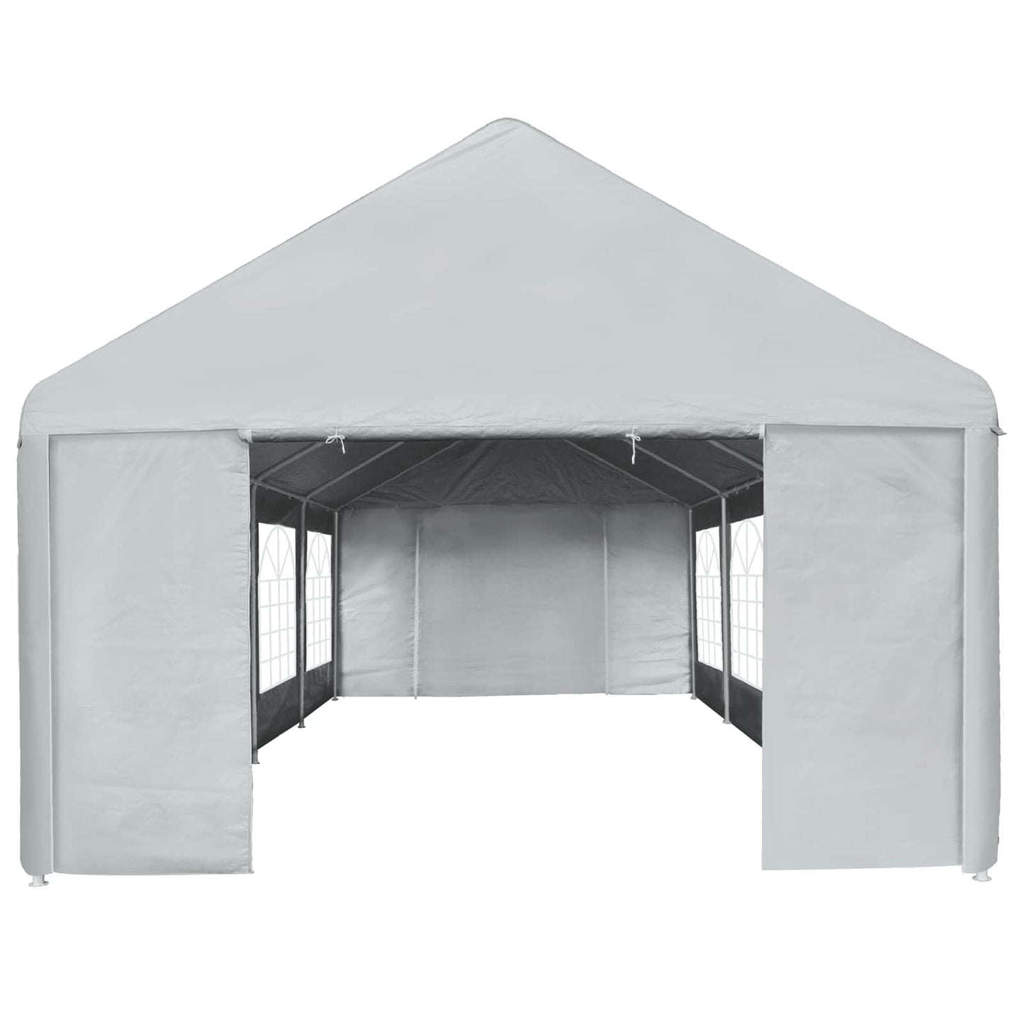 Tent Fabric without Frame Grey 26.25 x 13.12 ft PE