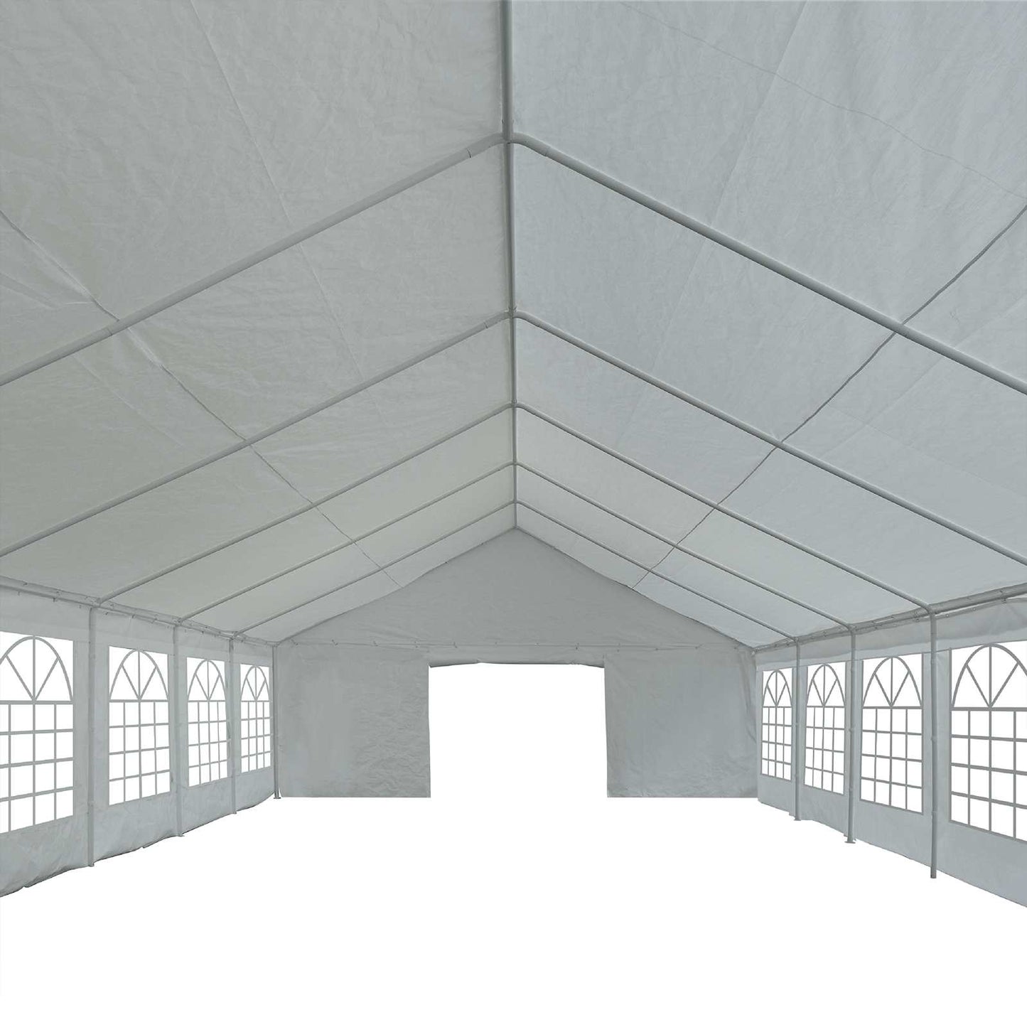 Tent Fabric without Frame Grey 32.81 x 16.40 ft PE