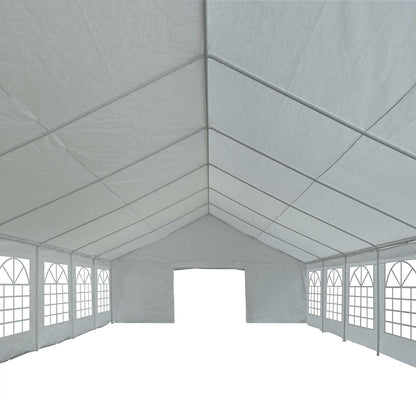 Tent Fabric without Frame Grey 32.81 x 16.40 ft PE