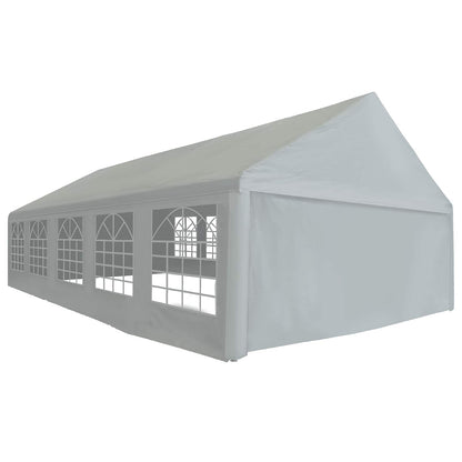 Tent Fabric without Frame Grey 32.81 x 16.40 ft PE