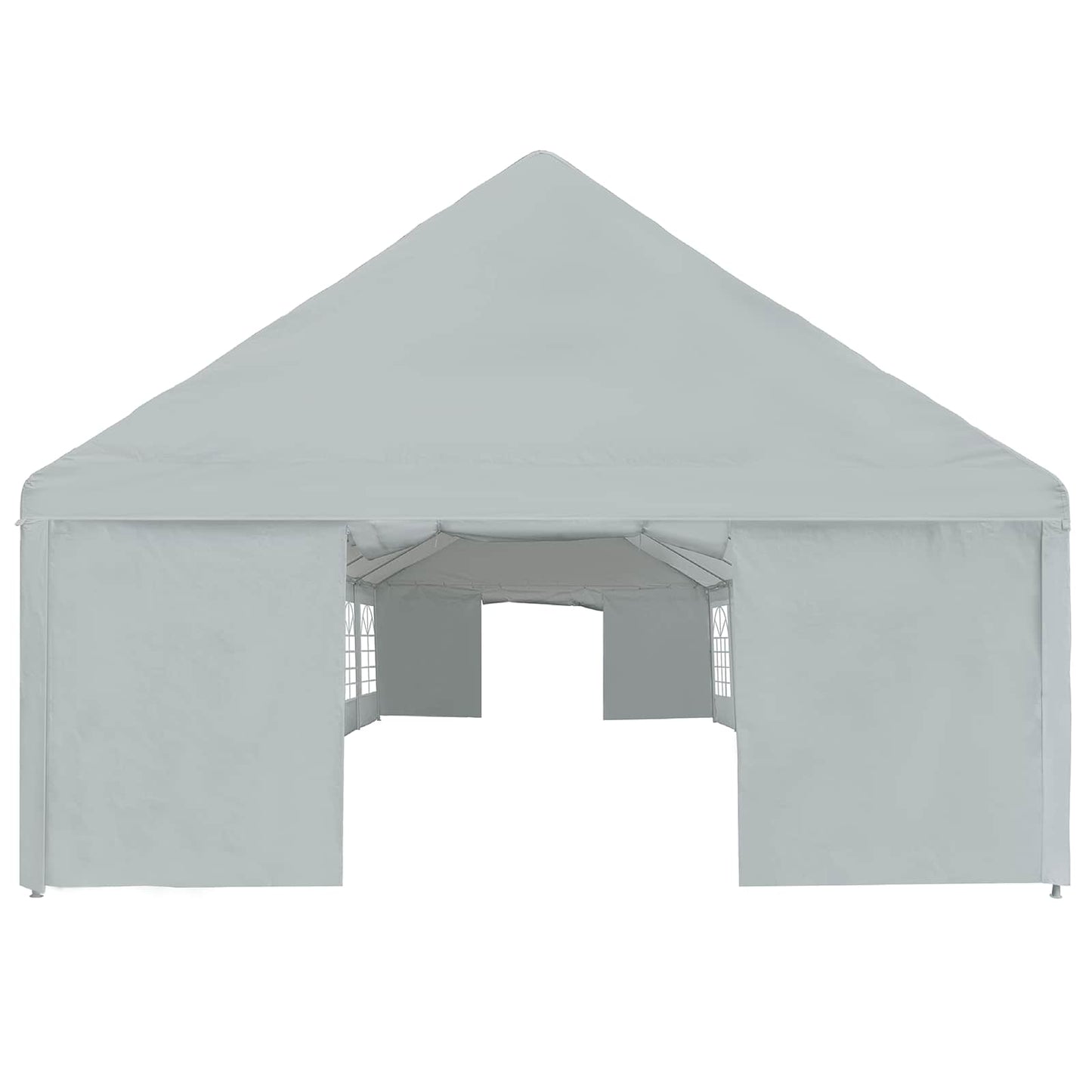 Tent Fabric without Frame Grey 32.81 x 16.40 ft PE