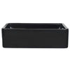 Basin Ceramic Rectangular Black 41x30x12 cm