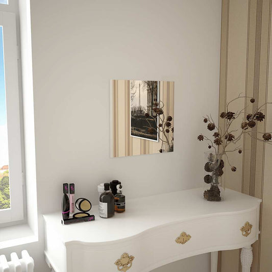 Wall Mirror | Transparent | Glass | 40 x 40 cm | Minimalistic