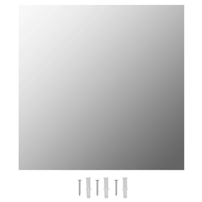 Wall Mirror 23.6"x23.6" Square Glass