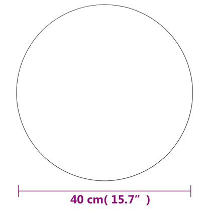 Wall Mirror 40 cm Round Glass