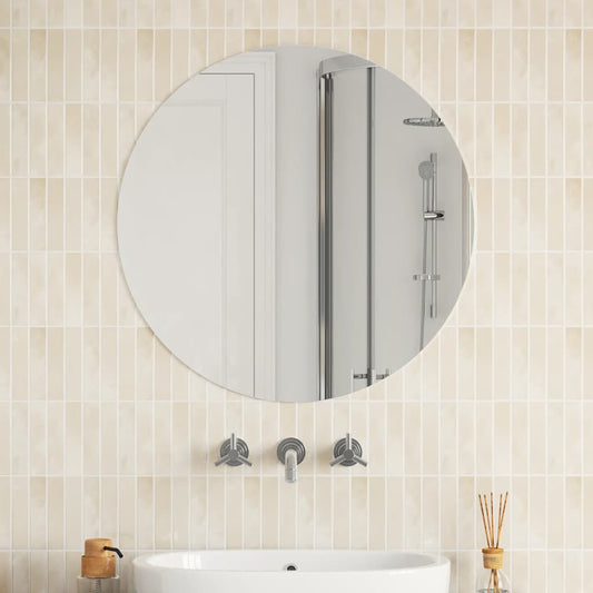 Wall Mirror | Transparent | Glass | 70 cm diameter | Wall mounting