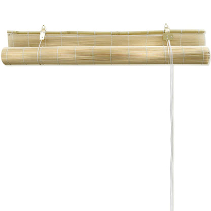 Roller Blind Bamboo 140x220 cm Natural