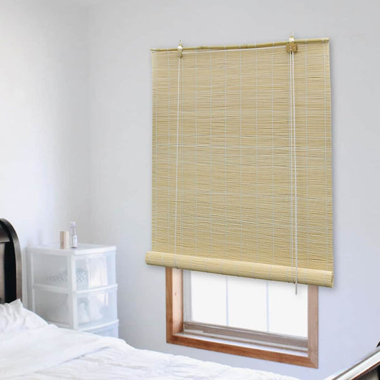 Roller Blind Bamboo 140x220 cm Natural