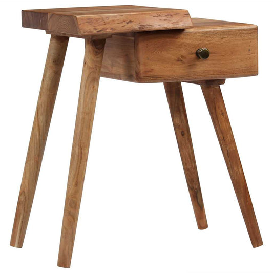 Bedside Table | Natural wood colour | Solid Acacia Wood | 45x32x55 cm