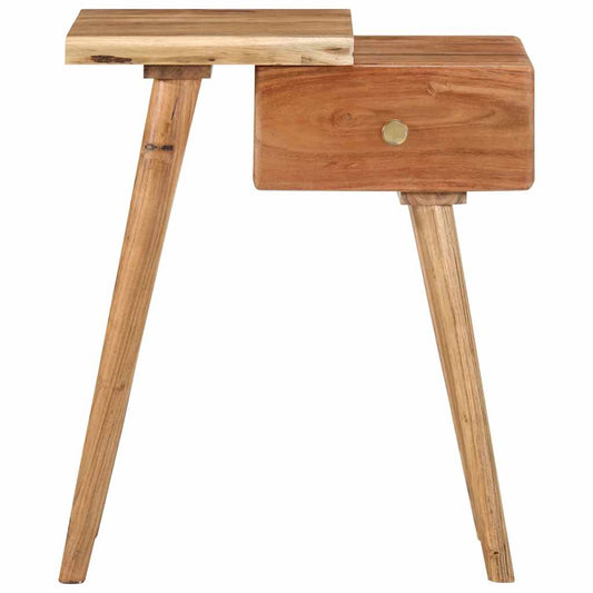 Bedside Table | Natural wood colour | Solid Acacia Wood | 45x32x55 cm