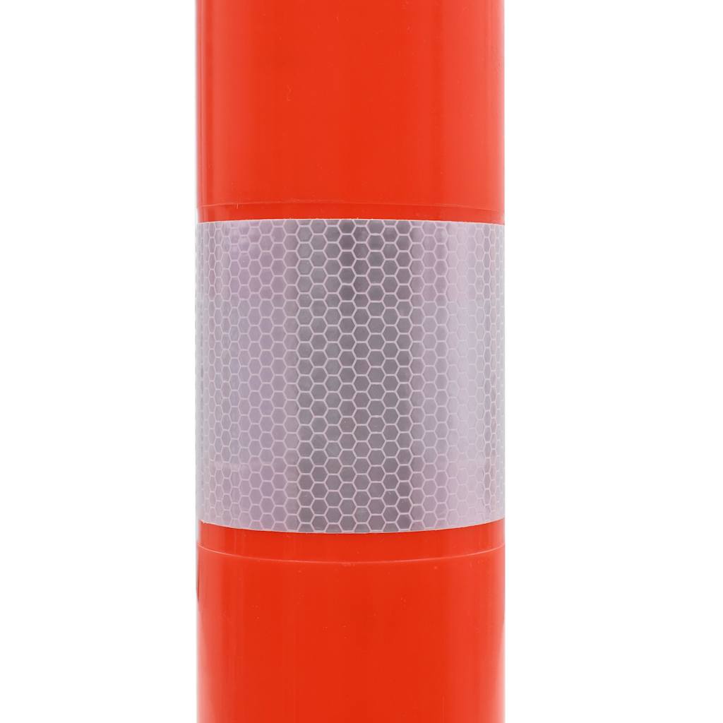 Traffic Control Bollards 2 pcs Plastic 75 cm