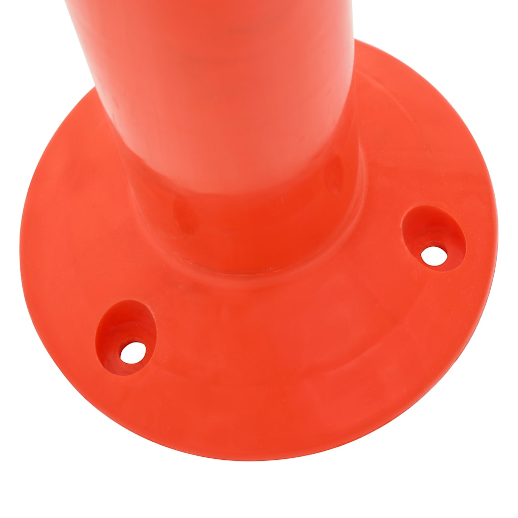 142829 vidaXL Traffic Control Bollards 5 pcs Plastic 75 cm