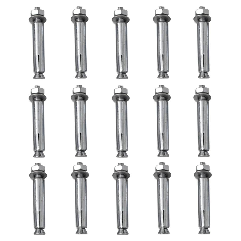 142829 vidaXL Traffic Control Bollards 5 pcs Plastic 75 cm