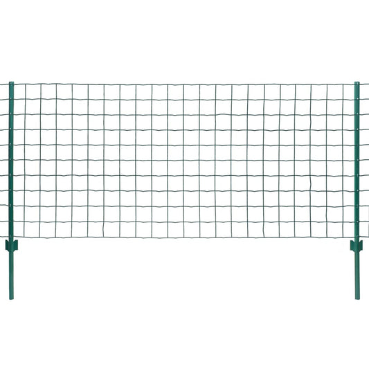 Euro Fence Steel 20x1.5 m Green