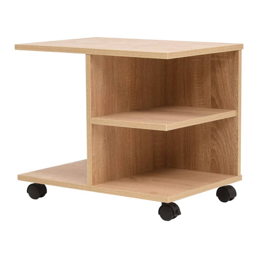 Rolling Shelf | Oak | Engineered wood with melamine finish | Medium