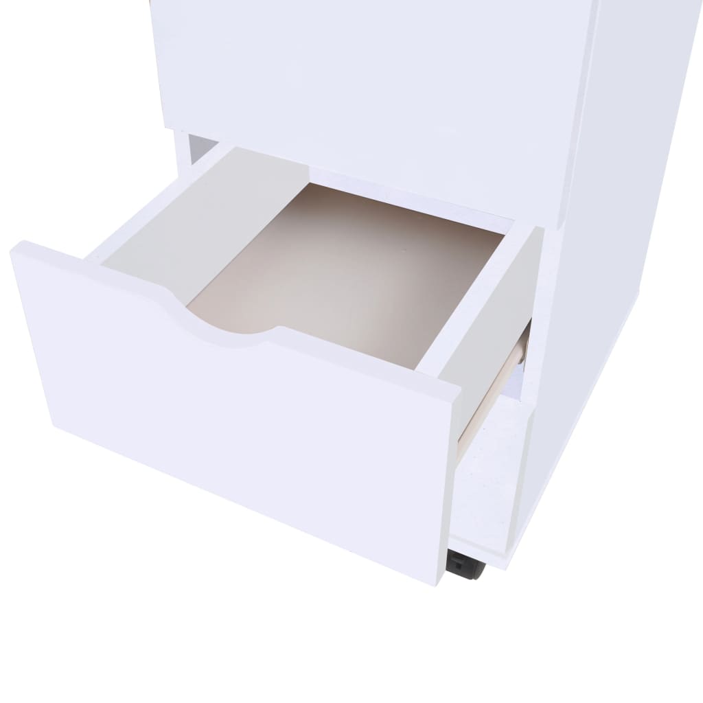Drawer Unit | White | Engineered Wood | Small | Drawer Unit | Rectangular