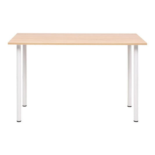 Dining Table | Oak and White | Engineered wood, Steel | Medium | Durable