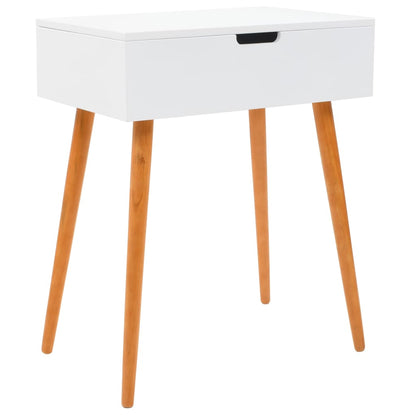Dressing Table | White and brown | MDF, Glass, Pinewood, Metal | Medium