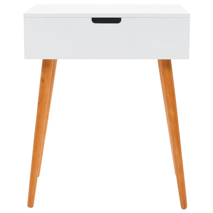 Dressing Table | White and brown | MDF, Glass, Pinewood, Metal | Medium