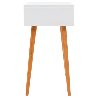 Dressing Table | White and brown | MDF, Glass, Pinewood, Metal | Medium