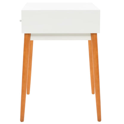 Dressing Table | White and brown | MDF, Glass, Pinewood, Metal | Medium
