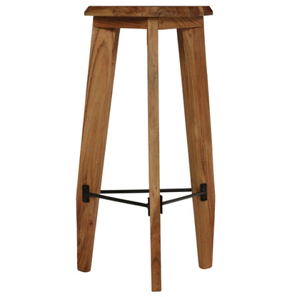 Bar Stools 2 pcs Solid Acacia Wood