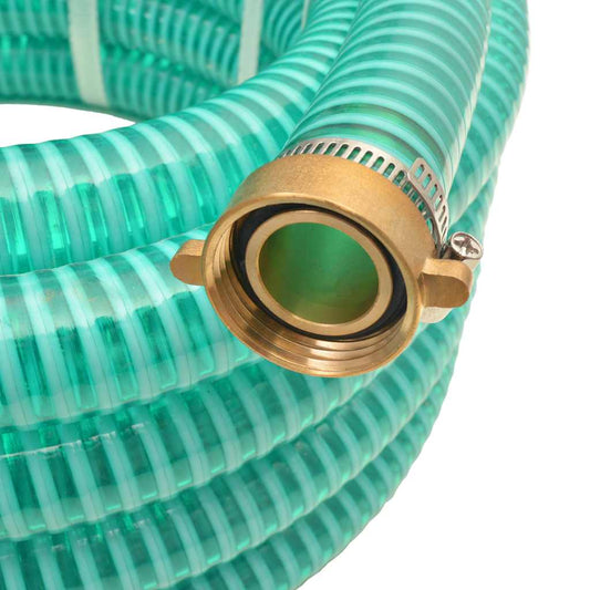 Suction Hose | Green | Plastic and brass | 10m long | Durable