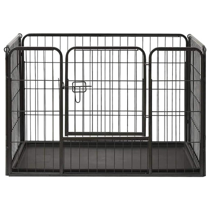 Puppy Playpen Steel 91.5x59x61 cm