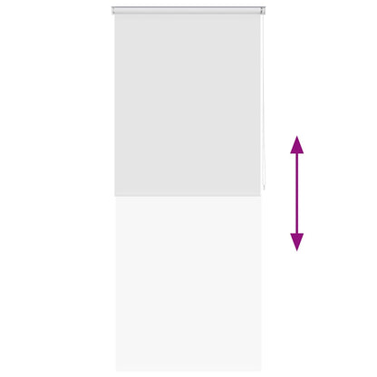 Shower Roller Blind 100x240 cm White
