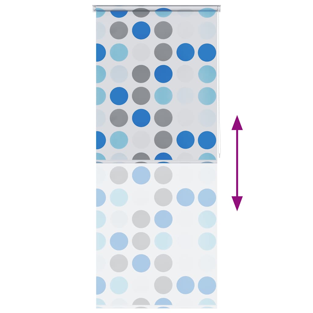 Shower Roller Blind 80x240 cm Circle