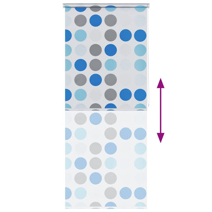 Shower Roller Blind 80x240 cm Circle