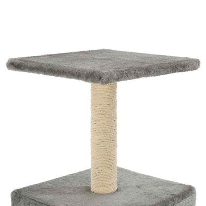 170537 vidaXL Cat Tree with Sisal Scratching Post 55 cm Grey
