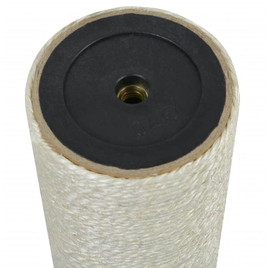 Cat Scratching Post | Beige | Natural sisal, particle board