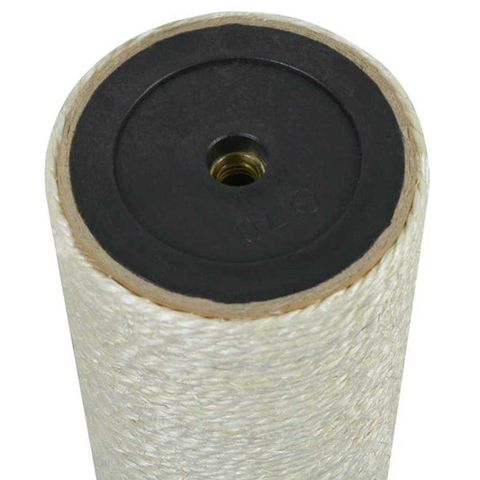 Cat Scratching Post | Beige | Natural sisal | 35 cm high, 8 cm wide