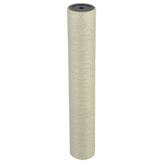 Cat Scratching Post | Beige | Natural sisal, particle board | 50 cm tall