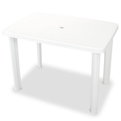 Outdoor Table And Chair | White | Plastic | Medium | Foldable