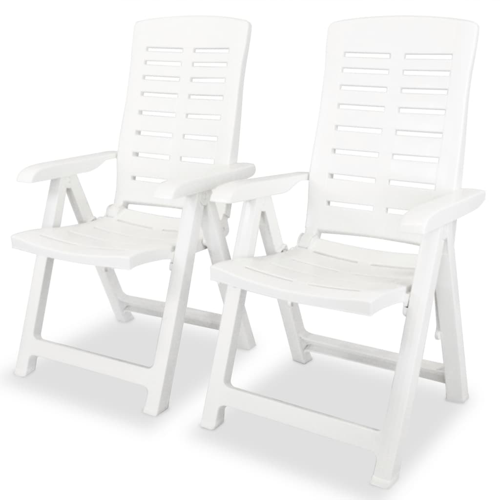 Outdoor Table And Chair | White | Plastic | Medium | Foldable