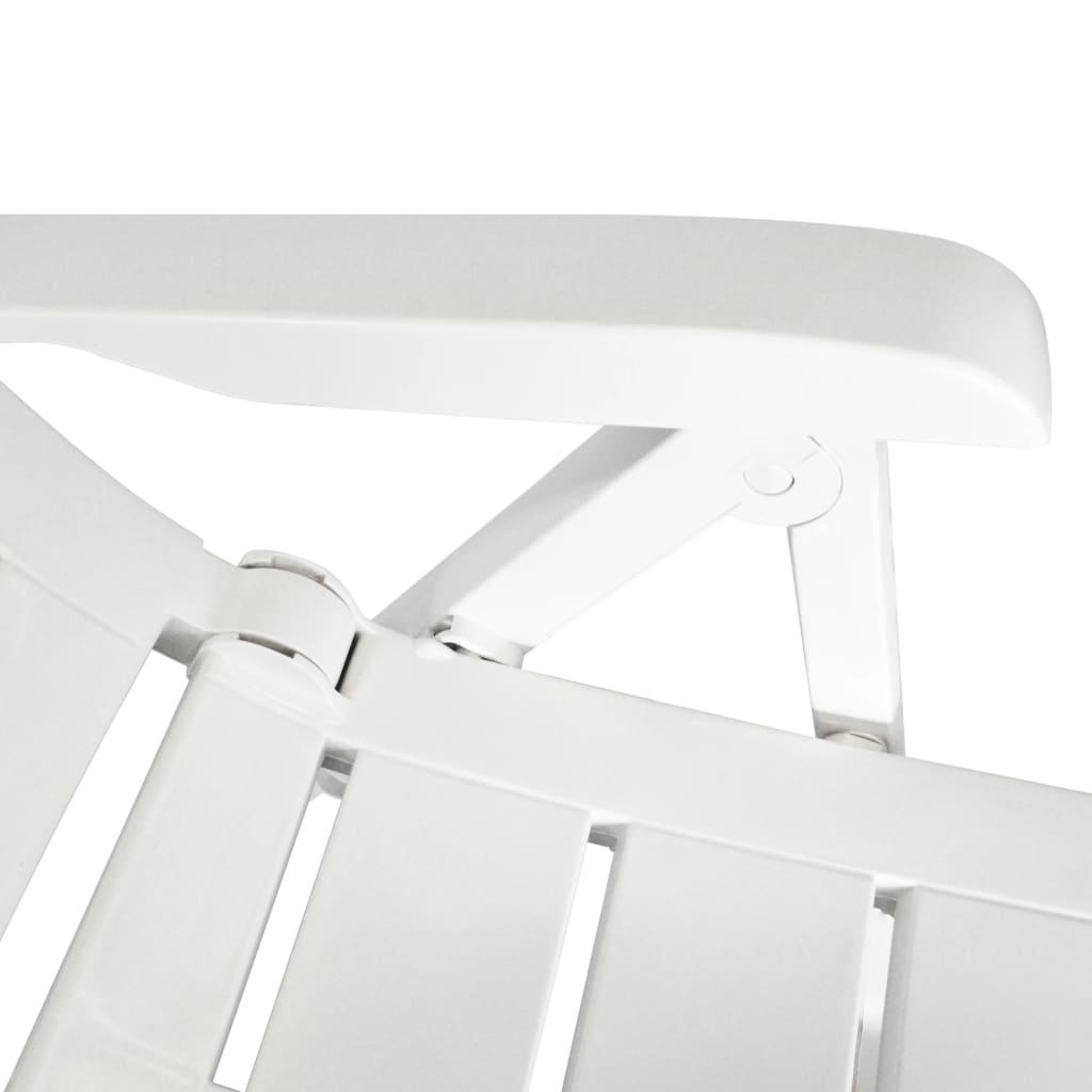 Outdoor Table And Chair | White | Plastic | Medium | Foldable