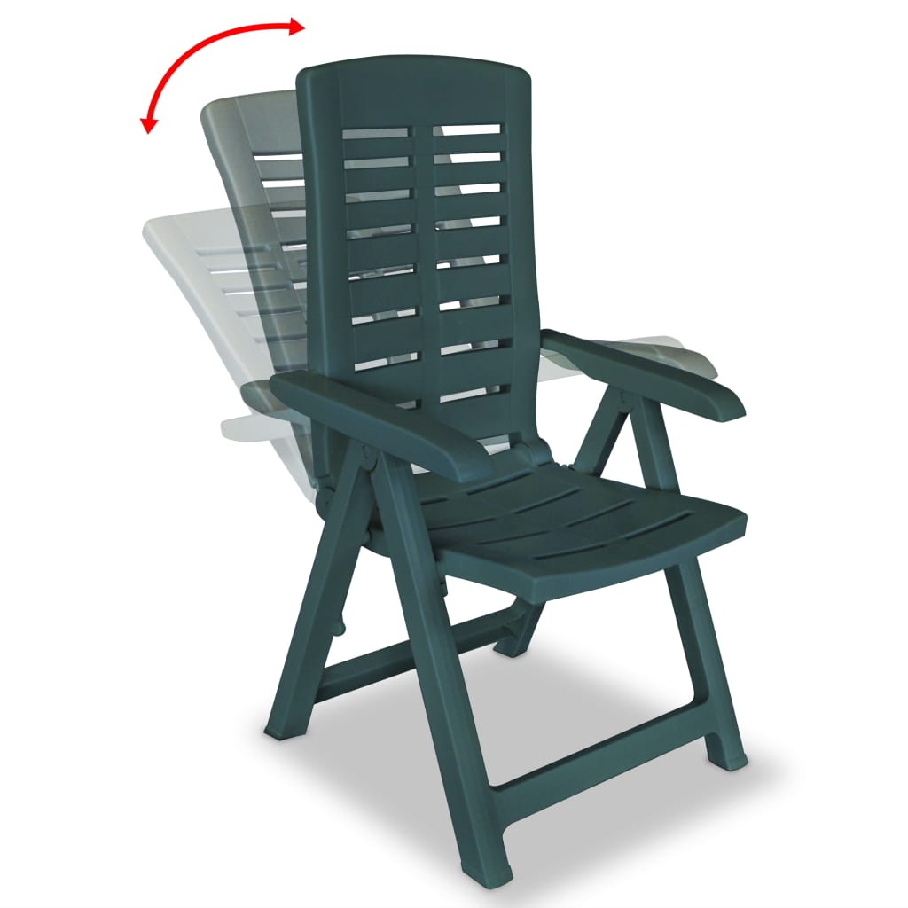 Bistro Set | Green | Plastic | Medium | Foldable | Bistro Set