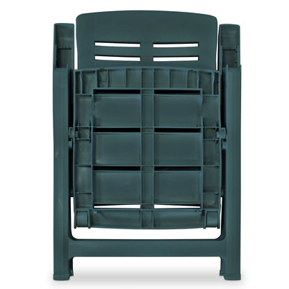 Bistro Set | Green | Plastic | Medium | Foldable | Bistro Set