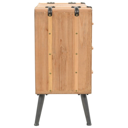 Drawer Cabinet | Natural wood | Solid fir wood, MDF, steel | 91x35x73cm