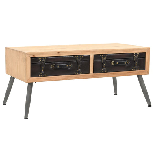 Coffee Table | Natural Brown | Solid fir wood | Medium | Coffee Table