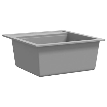 Granite Kitchen Sink Single Basin Grey