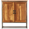 Sideboard Recycled Teak and Steel 25.6"x11.8"x27.6"