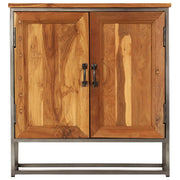 Sideboard Recycled Teak and Steel 25.6"x11.8"x27.6"