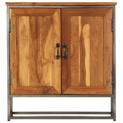 Sideboard Recycled Teak and Steel 25.6"x11.8"x27.6"